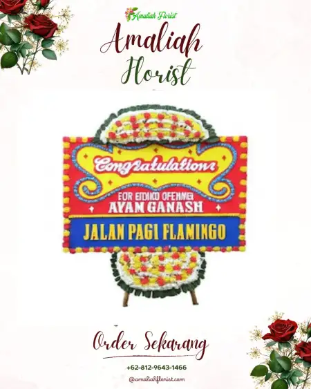 Sewa Papan Bunga 18 Ilir